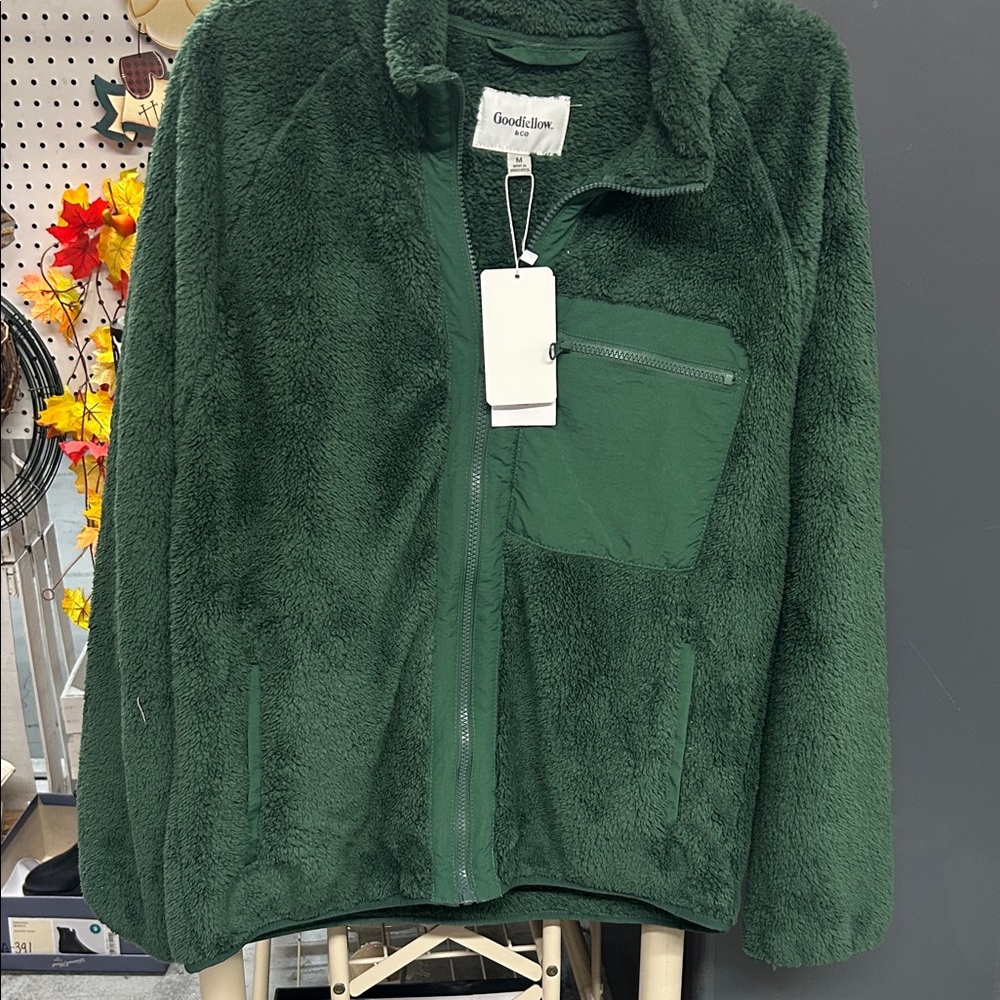Goodfellow & Co Forest Green Fleece Jacket